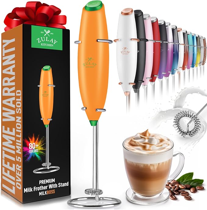 Zulay Powerful Milk Frother for Coffee by ZulayKitchen