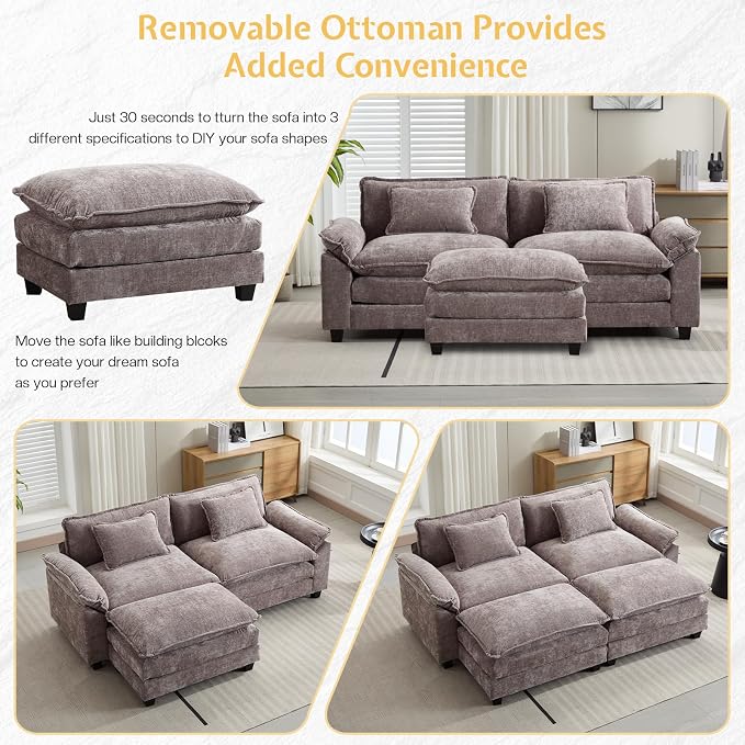 Modular Sectional Sofa, Cloud Couch - Image 4