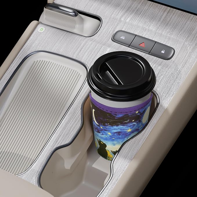 KJQJLY 3 Pack Reusable Iced Coffee Sleeves - Image 6