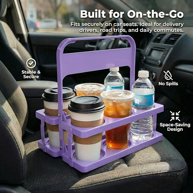 6 Cup Drink Carrier for Delivery - Image 6