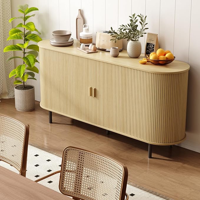 ONBRILL 63" Sideboard Buffet Cabinet - Image 6