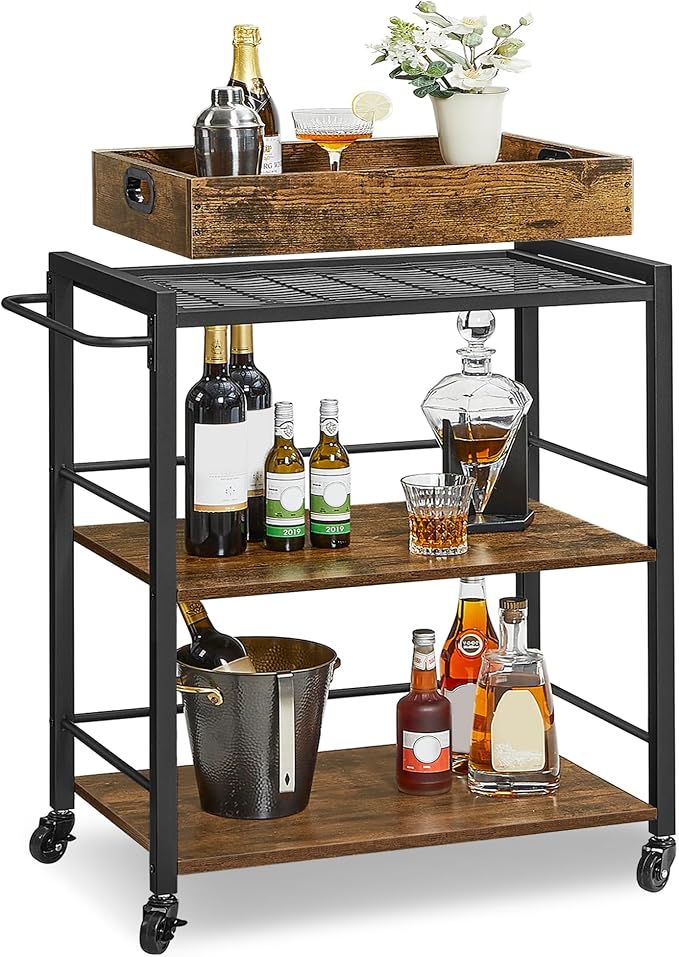 VASAGLE Kitchen Serving Cart by Unknown
