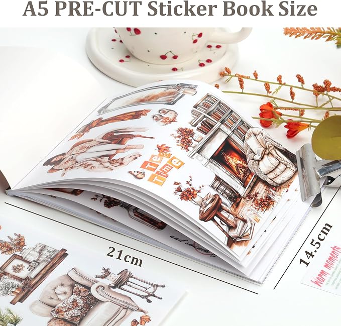 Snycler Afternoon Theme Sticker Scrapbooking Supplies - Image 3