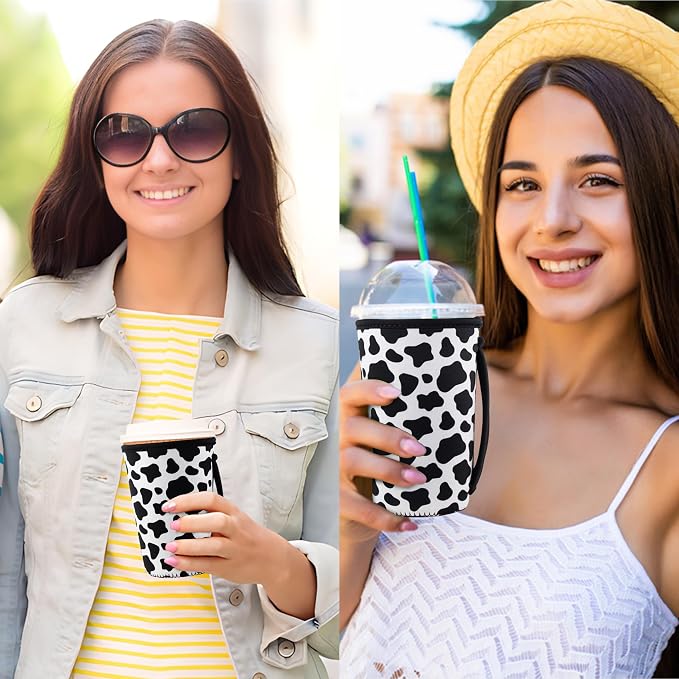 KJQJLY 3 Pack Reusable Iced Coffee Sleeves - Image 5