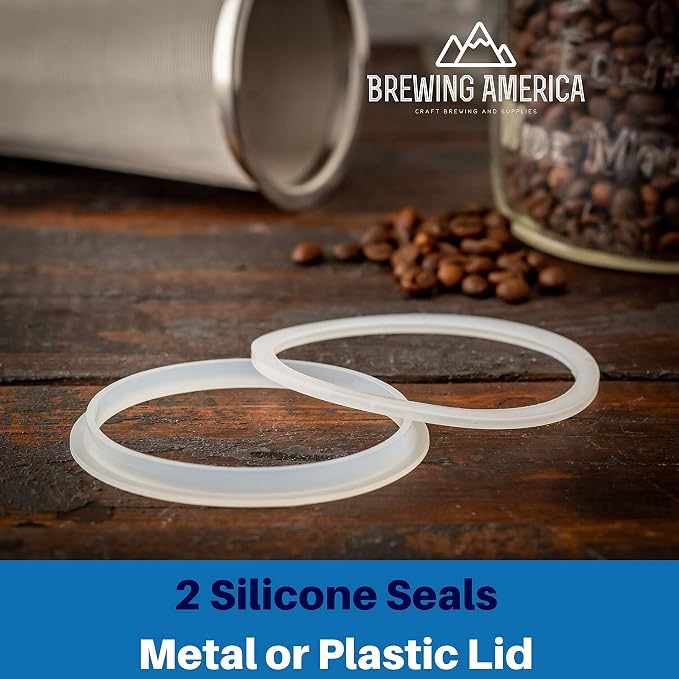 Cold Brew Filter for Mason Jar Wide Mouth Coffee Maker, UPGRADED Stainless - Image 4