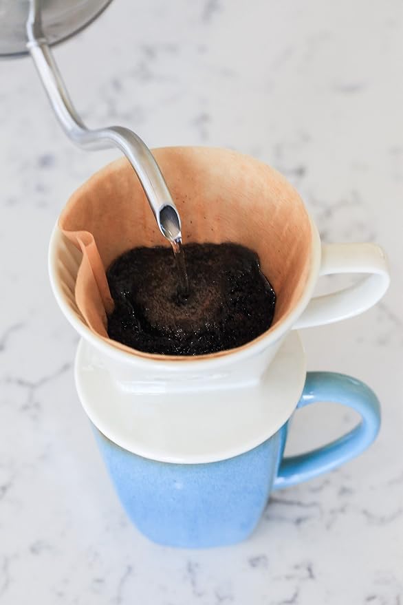 Simply Charmed Ceramic Pour Over Coffee Maker - Image 6