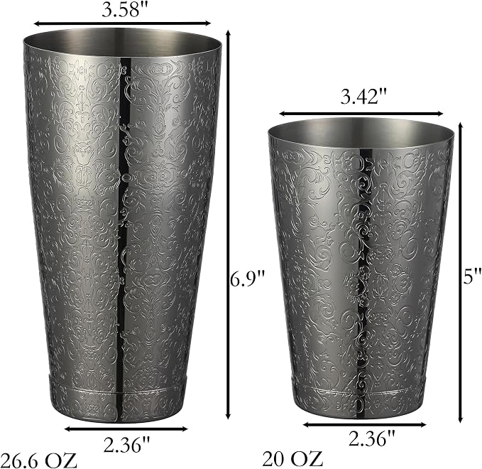Stainless Steel Boston Shaker - Image 7