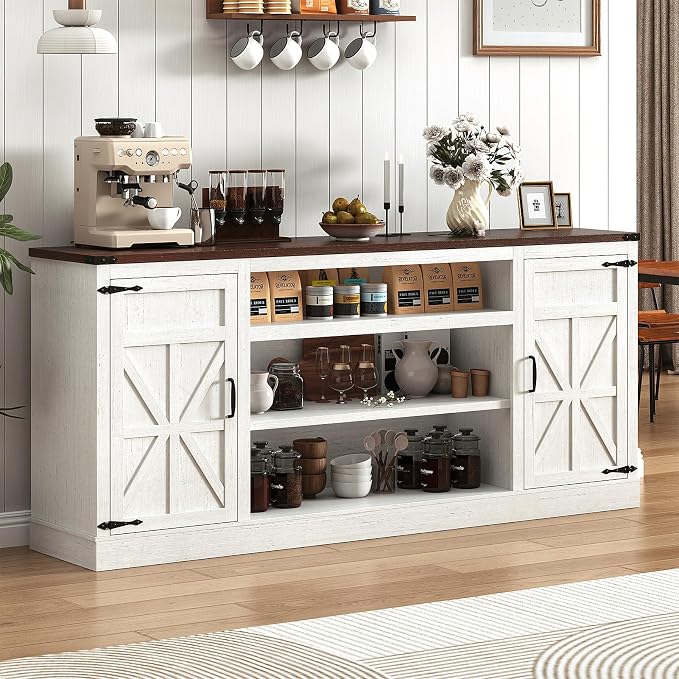 XVD 75" Farmhouse Coffee Bar by Unknown