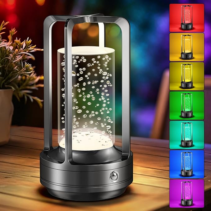 Portable Table Lamp for Outdoor Indoor: Cordless Rechargeable Desk Lamp by Yunaking