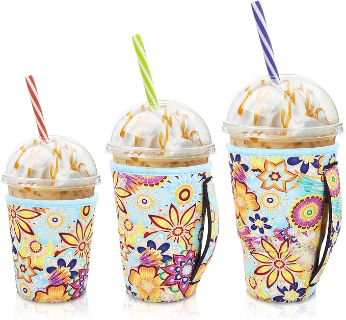 Iced Coffee Sleeve Insulator Sleeves by AJLTPA