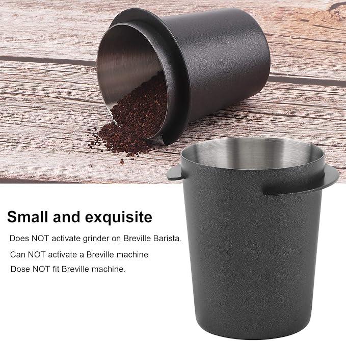 Coffee Dosing Cup 58mm, Stainless Steel Espresso Coffee Dosing Cup Espresso - Image 2