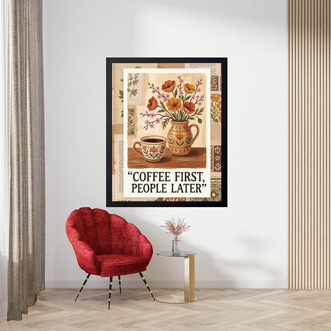Lawrence Williams Designs Coffee First People Later Poster - Image 5