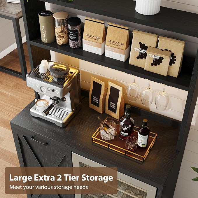 Jocoevol Coffee Bar Cabinet - Image 5