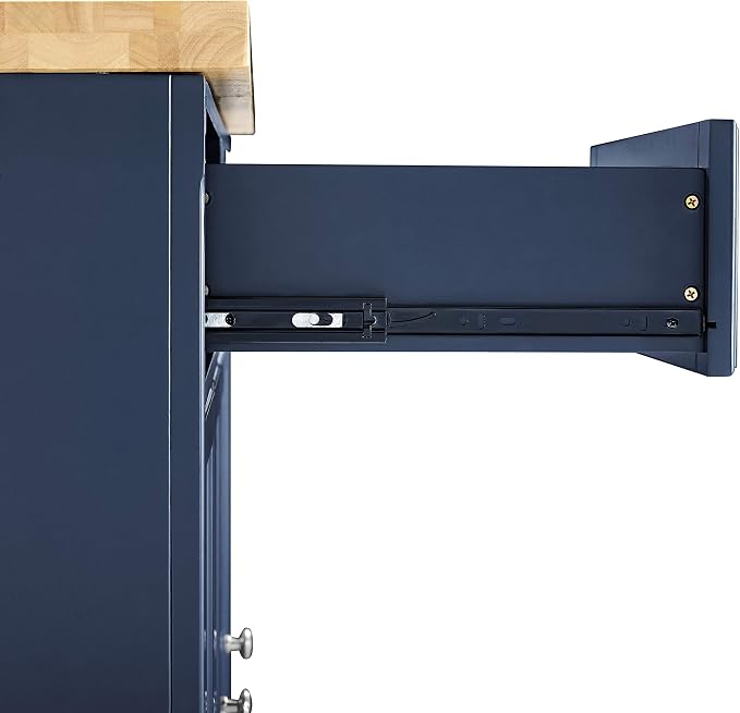 Crosley Furniture Madison Madison Rolling Kitchen Island Cart, Microwave Stand - Image 13