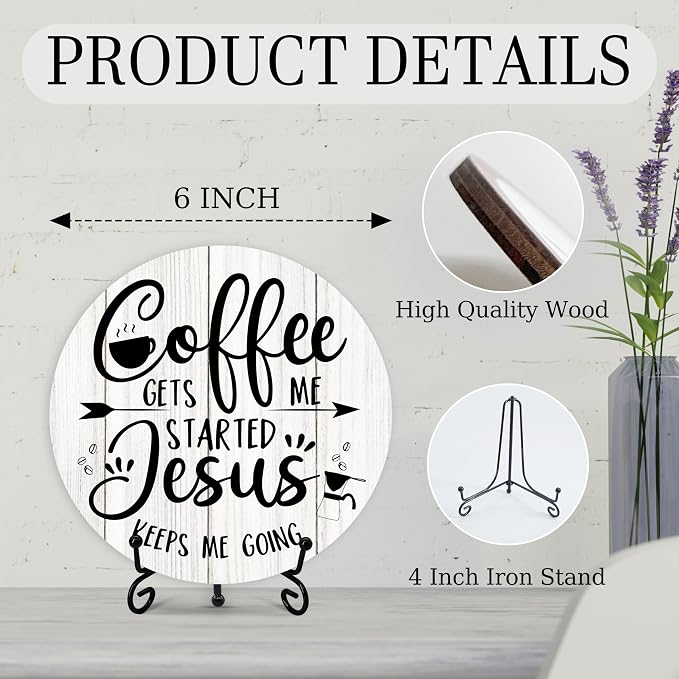 Coffee Bar Sign, Coffee Decorations - Image 2
