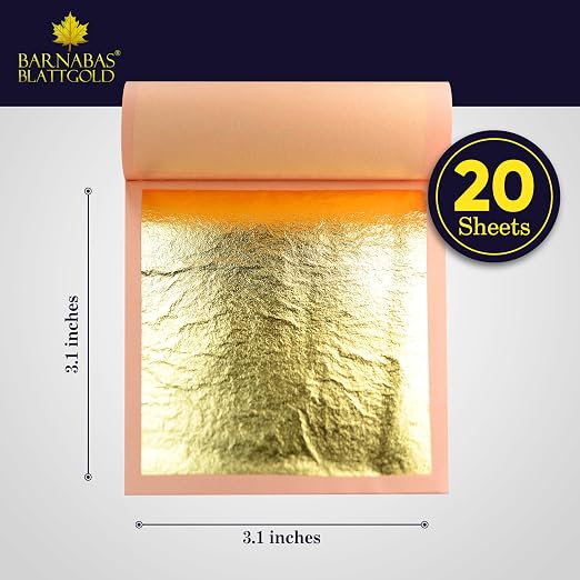Barnabas Blattgold Edible Cake Decorations 23.75K Gold Leaf - Image 4