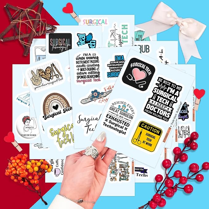 100Pcs Surgical Tech Stickers, Surgery Stickers - Image 7