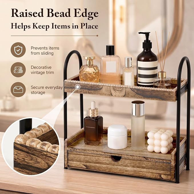 Novabright 2-Tier Bathroom Countertop Organizer - Image 6