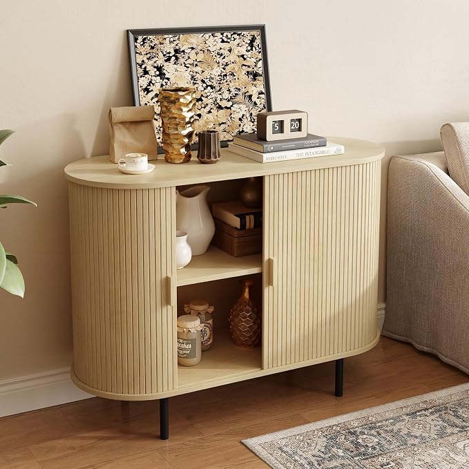 ONBRILL 40" Sideboard Buffet Cabinet - Image 8