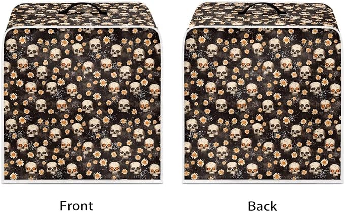 Skull Coffee Maker Dust Cover Small Kitchen Appliance Cover Compatible Most - Image 2