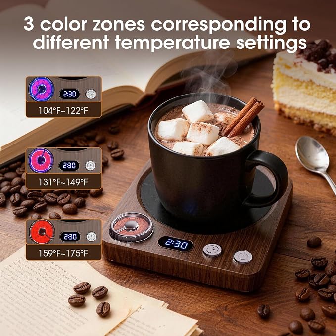 MQFORU Retro Coffee Mug Warmer, 36W Fast Heating - Image 4