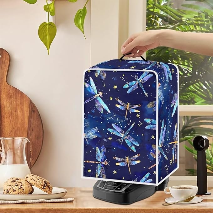 Blue Dragonfly Coffee Maker and Blender Covers - Image 4