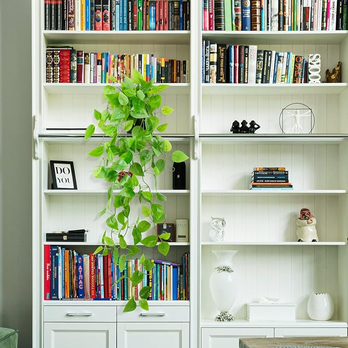 LOYWREE Small Fake Hanging Plant Artificial Potted Plants - Image 4
