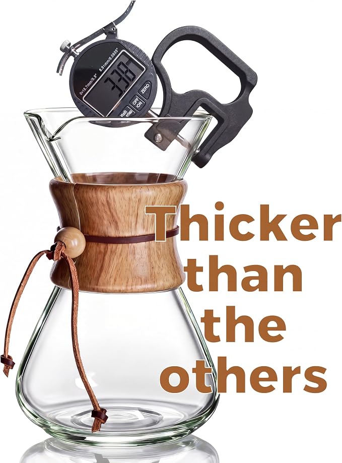 AGOGO Pour Over Coffee Maker Glass - Image 3