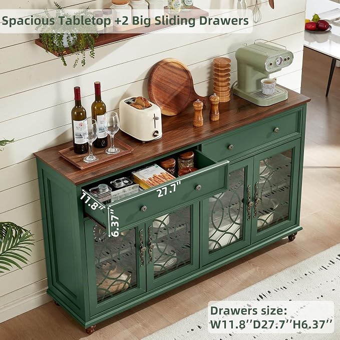 Joaxswe Large Sideboard Buffet Cabinet - Image 6