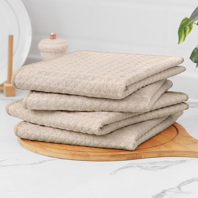 Homaxy Microfiber Waffle Weave Kitchen Towels, 16 x 28 Inch Ultra Absorbent and - Image 6