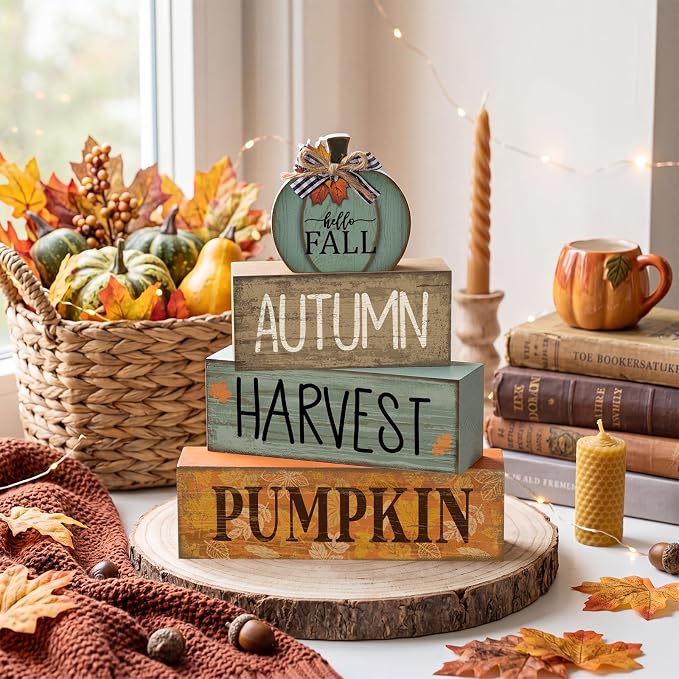Lineshading 4 Pcs Fall Table Decoration - Image 2