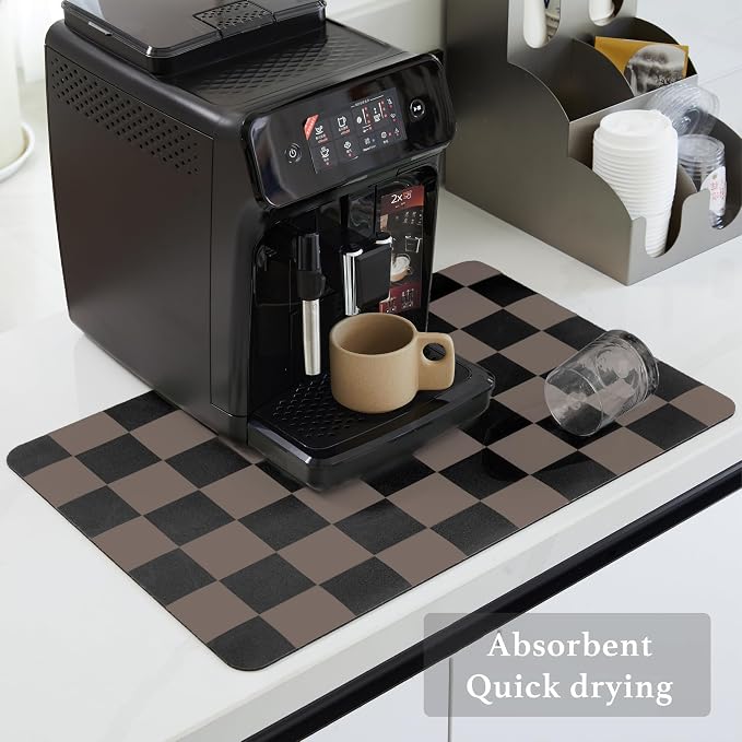 Ohocut Checkered Dish Drying Mat - Image 4