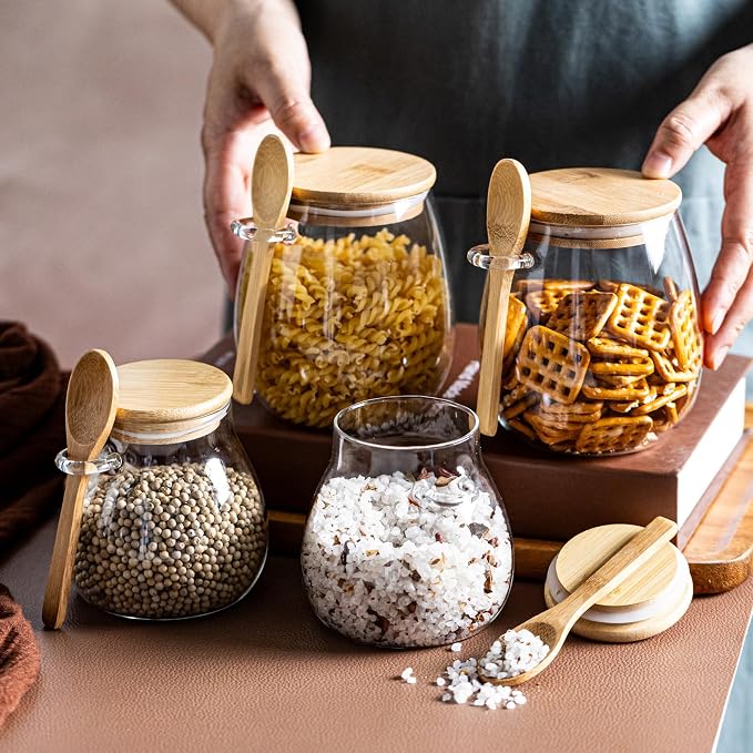 Airtight Glass Food Storage Jars - Image 5
