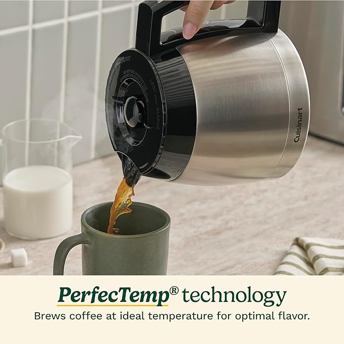 Cuisinart 12-Cup Coffee Maker, Programmable PerfecTemp Thermal Carafe Coffee - Image 5