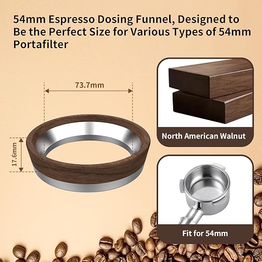 SOOTOZY 54mm Espresso Dosing Funnel - Image 4