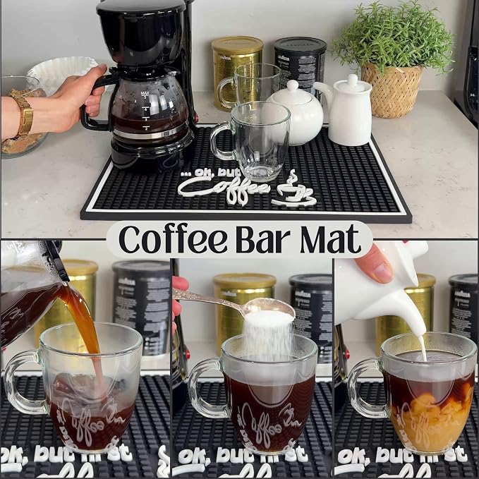 Ok But First Coffee Silicone Bar Mat - Image 5