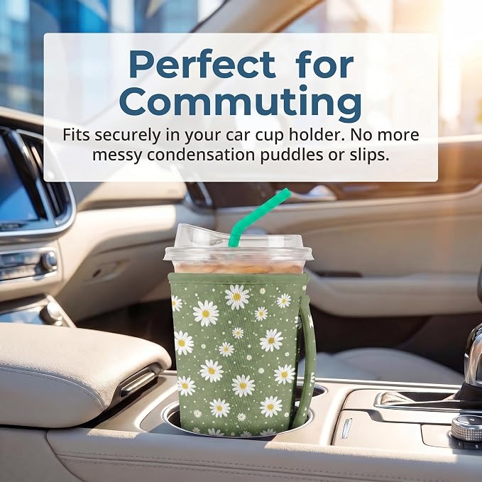 Artsocket 3 Pack Reusable Iced Coffee Sleeve - Image 5
