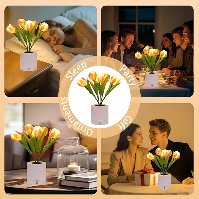 WSYEAR Tulip Lamp Gifts for Mom from Daughter, Christmas Birthday Gifts for - Image 5