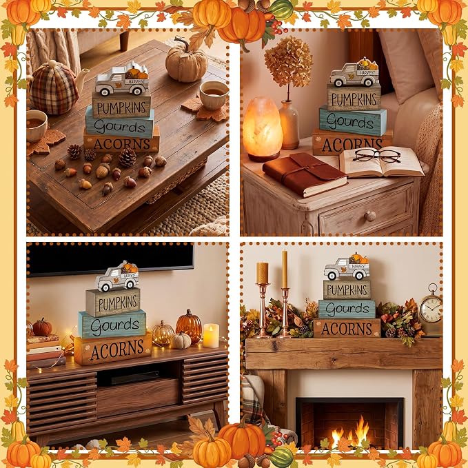 Lineshading 4 Pcs Fall Decoration - Image 5