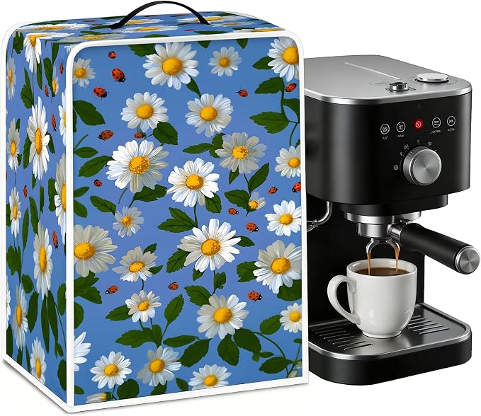 BVBOX Coffee Maker Cover, Durable Dustproof Lightweight Polyester Cotton Blend by BVBOX