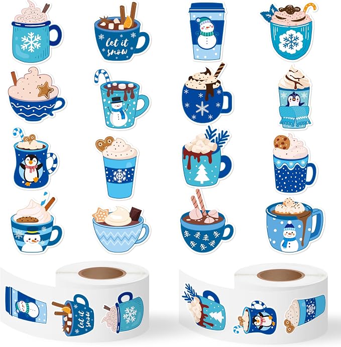 Haooryx Winter Latte Sticker Rolls by Haooryx