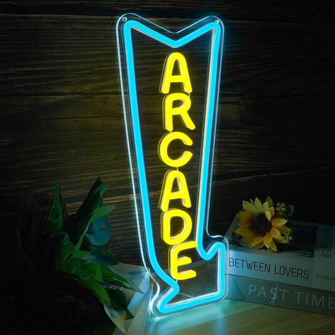 Arcade Neon Sign LED Light Dimmable Gaming Lights - Image 2