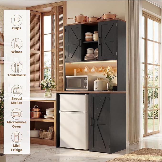 Unikito Mini Fridge Cabinet - Image 6