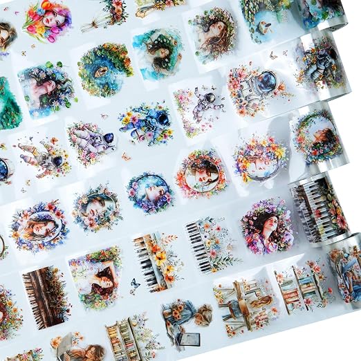 Dreamy Floral PET Tape Set by Auriicleaf