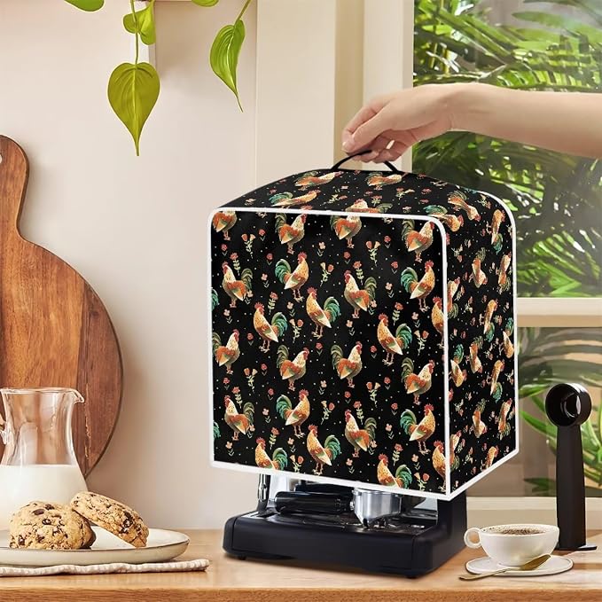 Rooster Coffee Maker Covers Heat-Resistant Waterproof Dust-Proof Dust Cover - Image 4