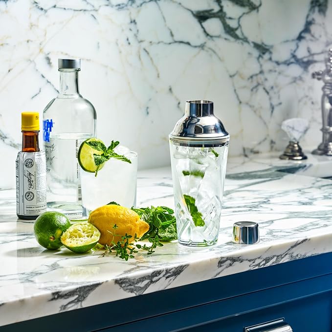 Glass Cocktail Shaker, Martini Shaker - Image 2