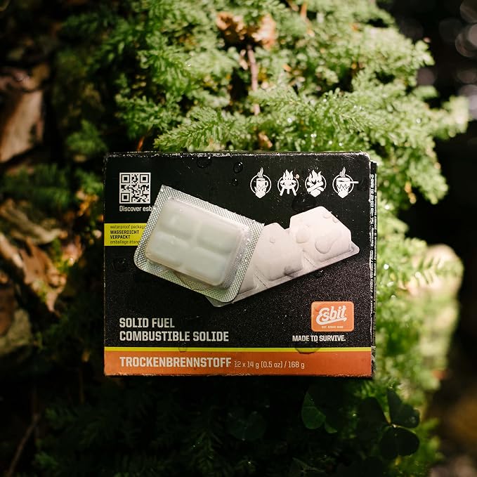 Esbit 1300-Degree Smokeless Solid 14g Fuel Tablets - Image 7