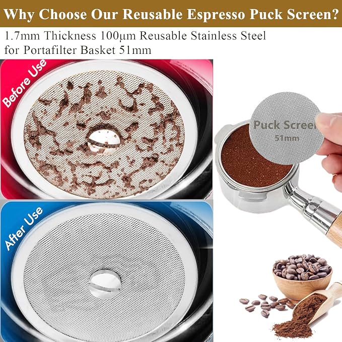 51mm Espresso Tamper Espresso Accessories Kit: Espresso Tamper Set, Coffee - Image 3