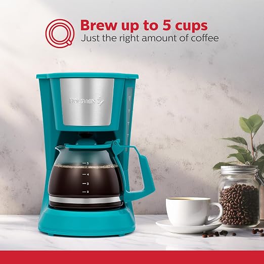 Holstein Housewares 5 Cup Drip Coffee Maker – Compact and User-Friendly - Image 2