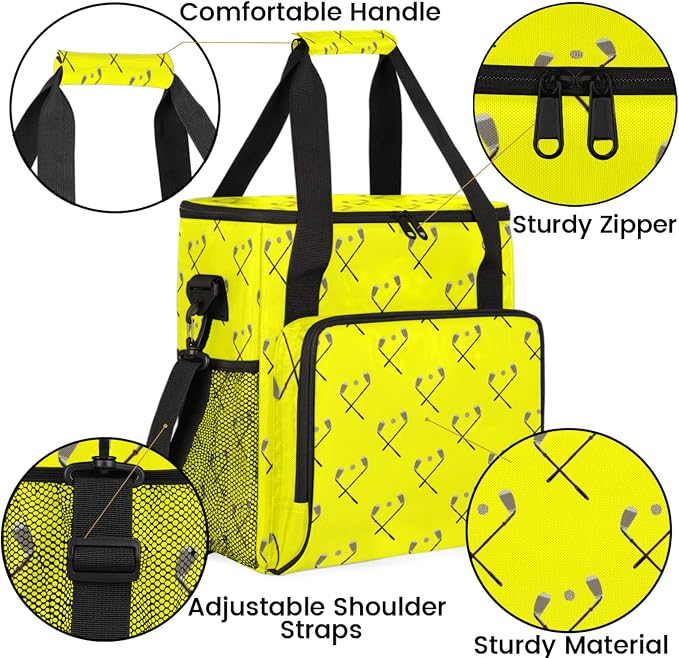 Golf Coffee Maker Travel Bag, Golf Large Carrying Storage Case Insulated - Image 6